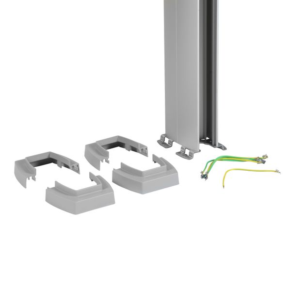 Column direct clipping 2 compartments 3,92m aluminium image 2