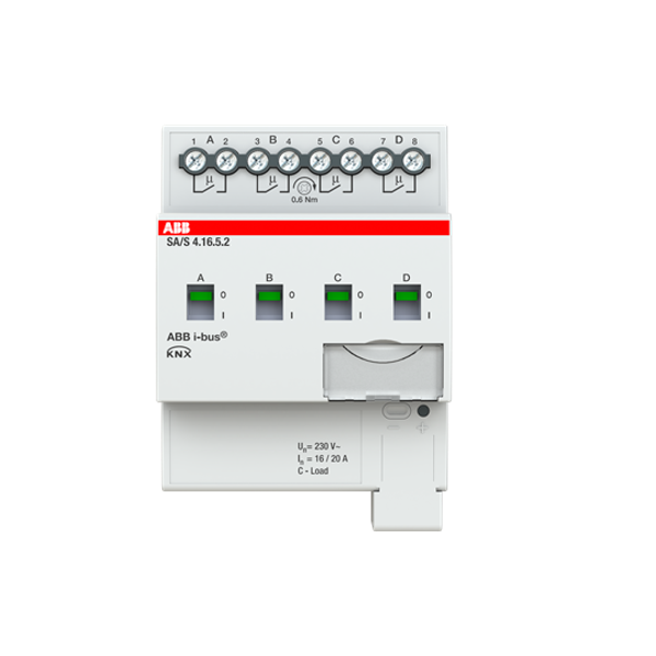 SA/S4.16.5.2 Switch Actuator, 4-fold, 16 A, C-Load, MDRC image 7