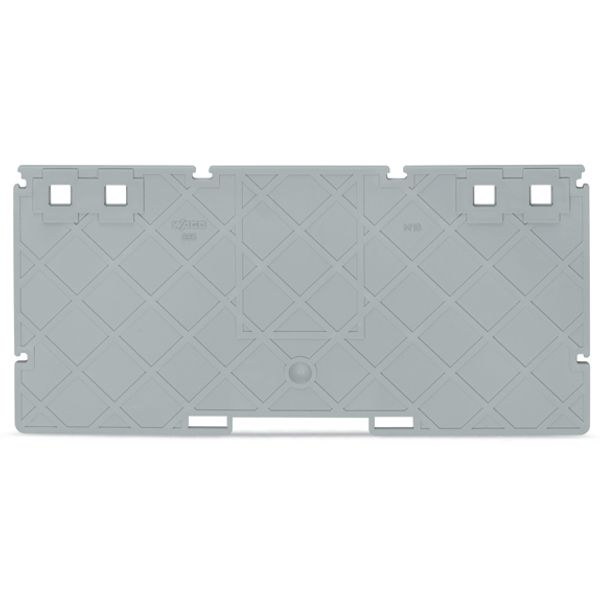 Separator plate 2 mm thick 157 mm wide gray image 3