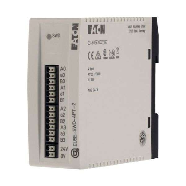 SmartWire-DT I/O module, 24 V DC, 4 AI configurable Pt100 / Pt1000: -100 - +400°C, Ni1000: -50 - +200 °C image 9