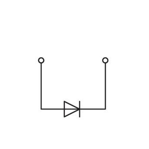 2001-1211/1000-410 Component terminal block; 2-conductor; with diode 1N4007 image 4