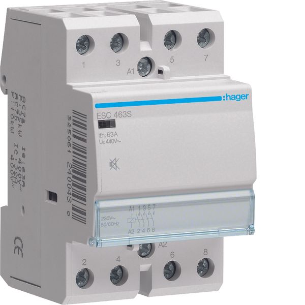 Humfree Contactor 63A, 4NO, 230V image 1