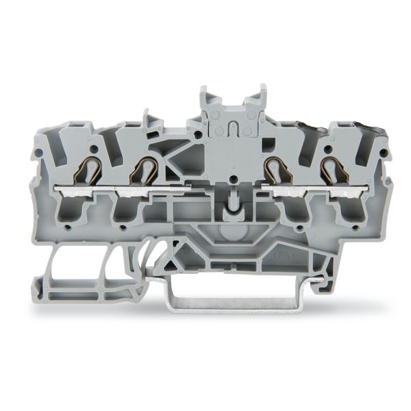 Double potential terminal block 2.5 mm² with double, center marker slo image 1