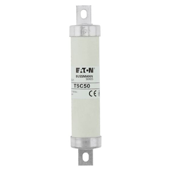 Fuse-link, high speed, 50 A, AC 1200 V, DC 660 V, BS2692-1, 26 x 139 mm, BS image 8