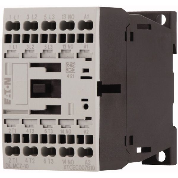 Contactor, 3 pole, 380 V 400 V 3 kW, 1 N/O, 24 V 50/60 Hz, AC operation, Spring-loaded terminals image 3