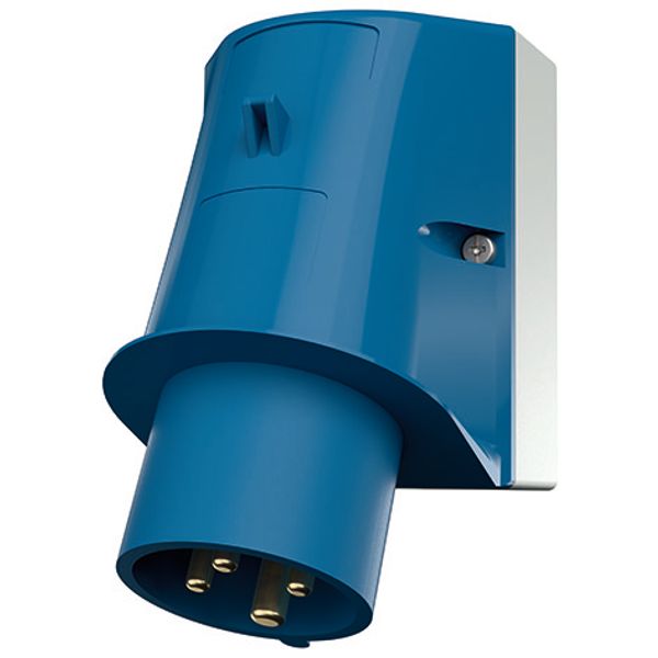 Wall mounted inlet, 16A4p9h230V, IP44 image 2