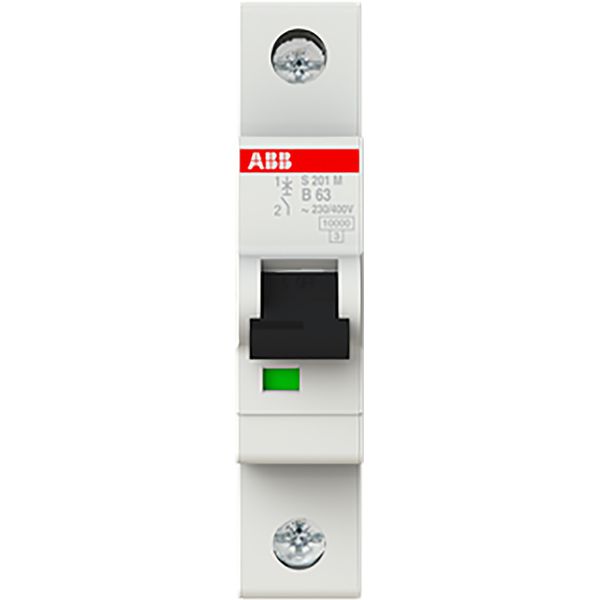 S201M-B63 Miniature Circuit Breaker - 1P - B - 63 A image 2