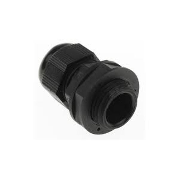 Cable gland, compact, M25, 9-14mm, PA6, black RAL9005, IP68 image 1