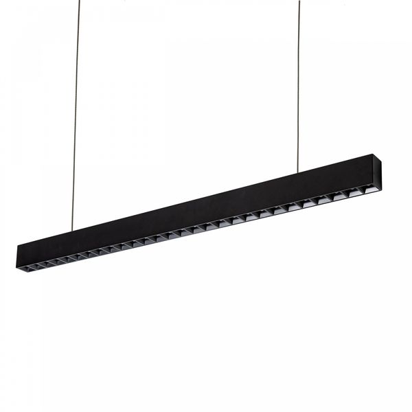 ALLDAY  INSPIRE ONE DARK LIGHT 80DEG BLACK 830 30W 230V 112CM BLACK WITH EMERGENCY MODULE image 1