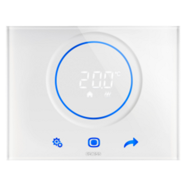 THERMOSTAT THERMO ICE - KNX/EASY - FLUSH MOUNTING - WHITE - CHORUS image 1