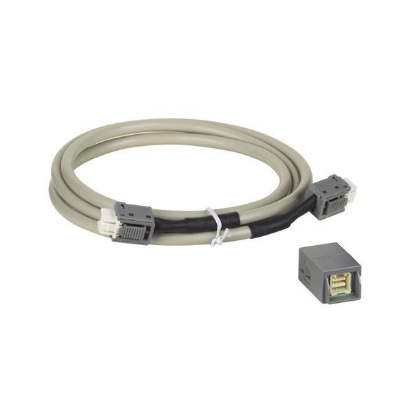 KIT EXTENDER FOR FLEXIBLE OPEN CURRENT TRANSFOMERS (CABLE+FERRULE) 1 METER image 1