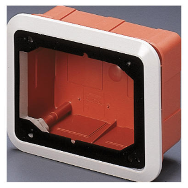 FLUSH-MOUNTING BOX WITH FRAME FOR FIXED HORIZONTAL SOCKET-OUTLET - 16/32A SBF - IP44 image 1