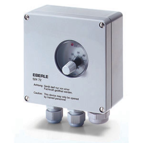 Wet room controller, AP mounting 0...60C, AC 230V, 1 changeover contact, potential free, 16A, IP 65 image 2