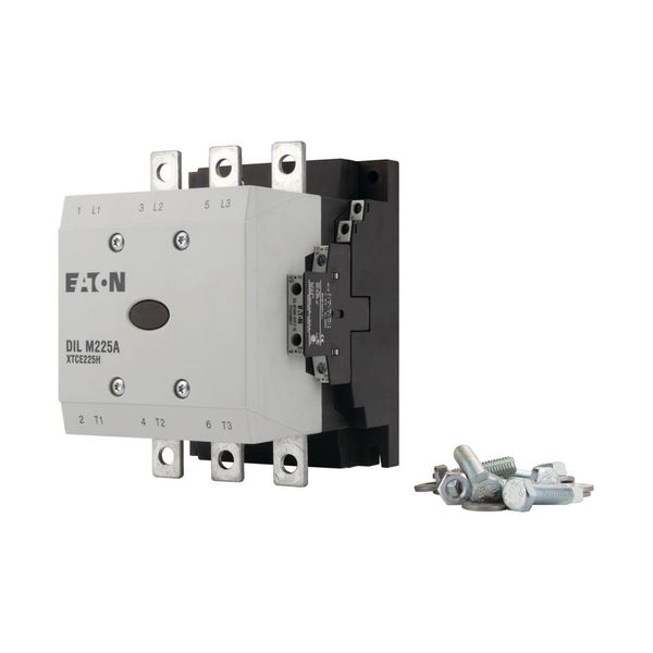 Contactor, 380 V 400 V 110 kW, 2 N/O, 2 NC, RAC 24: 24 V 50/60 Hz, AC operation, Screw connection image 8