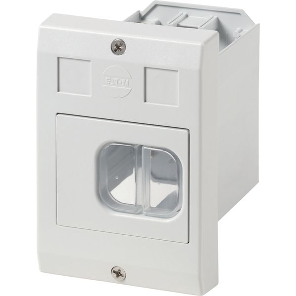 Insulated enclosure, E-PKZ0, H x W x D = 129 x 90 x 115 mm, flush-mounted, + activation membrane image 2