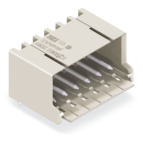 THR male header 1.0 mm Ø solder pin angled light gray image 6