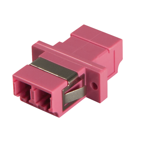 Fiber Optic Coupler LC to LC, Multi-Mode Ceramic, Multimode image 1