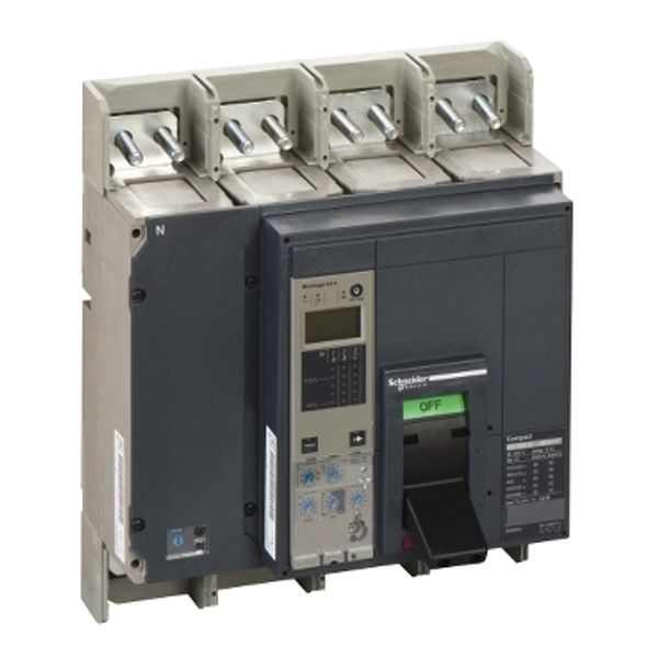 circuit breaker ComPact NS1000N, 50 kA at 415 VAC, Micrologic 5.0 A trip unit, 1000 A, fixed,4 poles 4d image 2