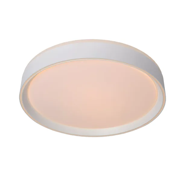 Lucide NURIA - Flush ceiling light - Ø 30 cm - LED Dim. - 1x18W 2700K - 3 StepDim - White image 1