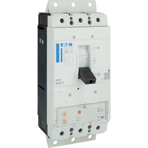 NZM3 PXR20 circuit breaker, 450A, 3p, plug-in technology image 16
