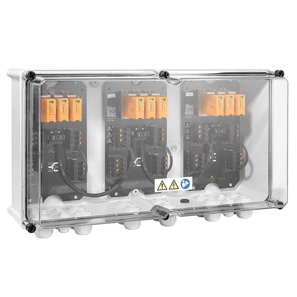 Combiner Box (Photovoltaik), 1000 V, 3 MPP's, 3 Inputs / 3 Outputs per image 2