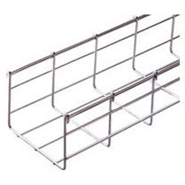 GALVANIZED WIRE MESH CABLE TRAY BFR110 - LENGTH 3 METERS - WIDTH 200MM - FINISHING: Z100 image 1