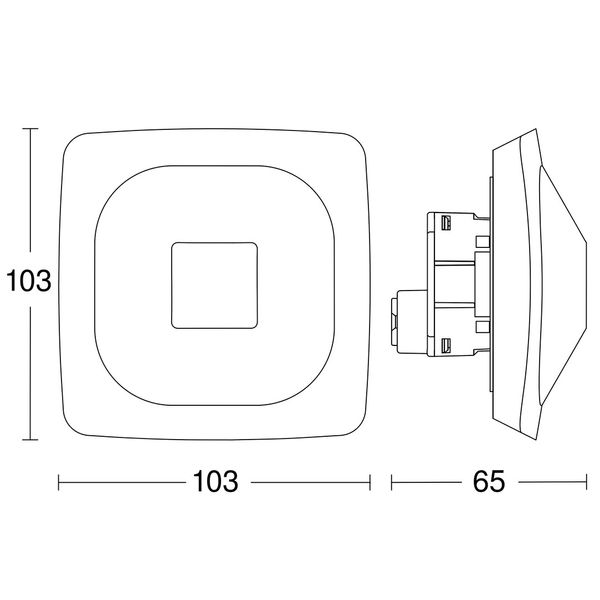 Presence Detector Hf 360-2 Ip Up Ws image 2