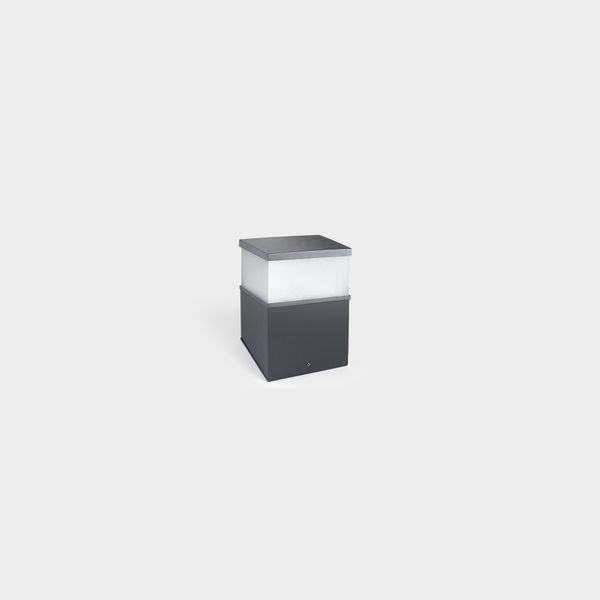 Bollard IP54 Cubik E27 230mm E27 60W Urban grey image 1