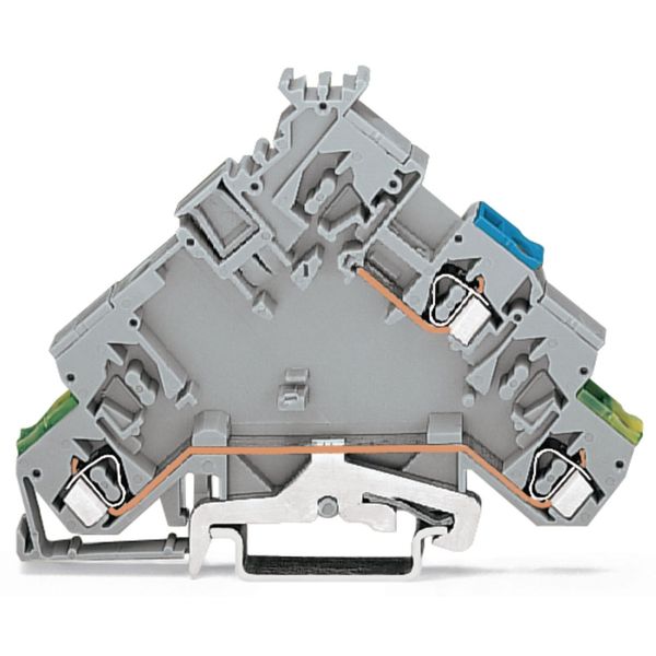 2-conductor actuator supply terminal block with ground contact with co image 1