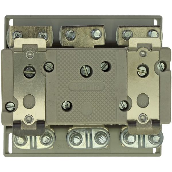 Fuse-base, LV, 63 A, AC 400 V, D02, 3P, IEC, DIN rail mount, suitable wire 2.5 - 25 mm2 image 2