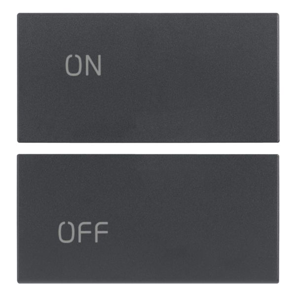 2 half buttons 2M ON/OFF symbol grey image 1