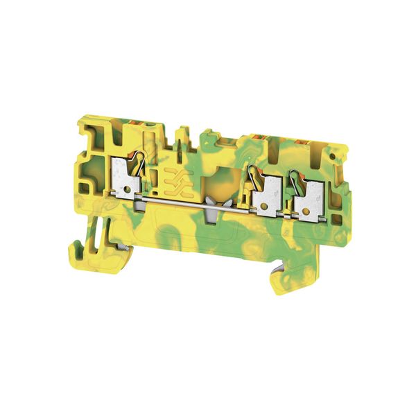 PE terminal, PUSH IN, 1.5 mm², 500 V, Number of connections: 3, Number image 1