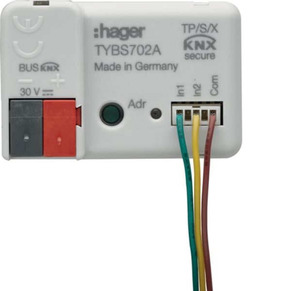 Binary input 2-fold, KNX Secure, UP image 1