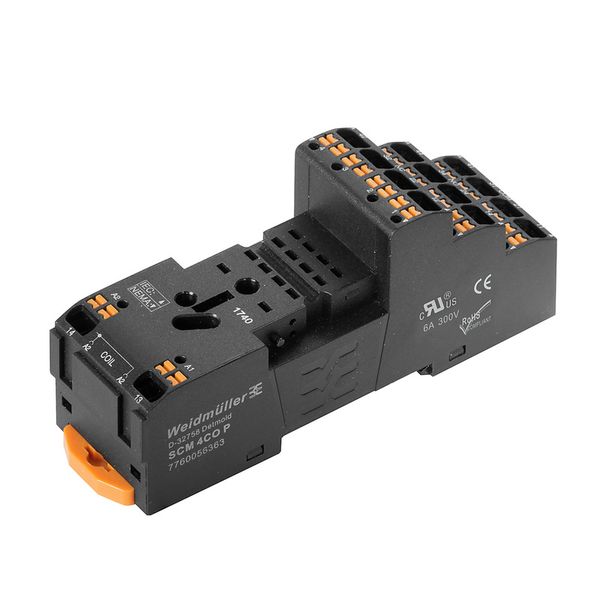 Relay socket SCM 4CO P image 1