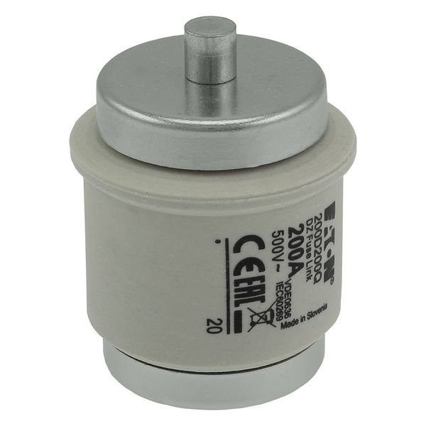 Fuse-link, low voltage, 200 A, AC 500 V, D5, 56 x 46 mm, gR, DIN, IEC, fast-acting image 10