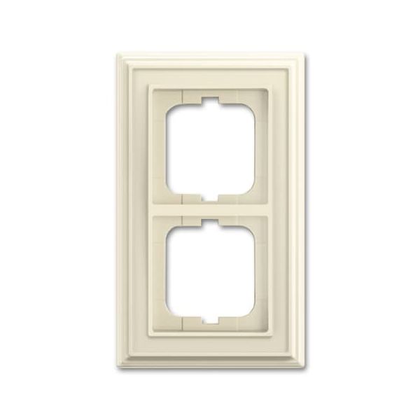 1722-832-500 Cover Frame Busch-dynasty® ivory white image 1