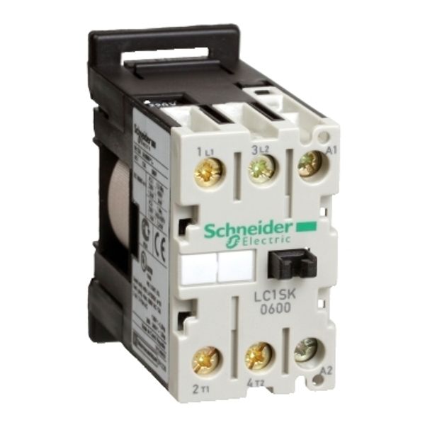 TeSys SK mini contactor - 2P (2 NO) - AC-3 - 690 V 6 A - 110 V AC coil image 2