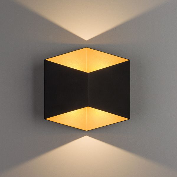 TRIANGLES LED BLACK-GOLD image 2