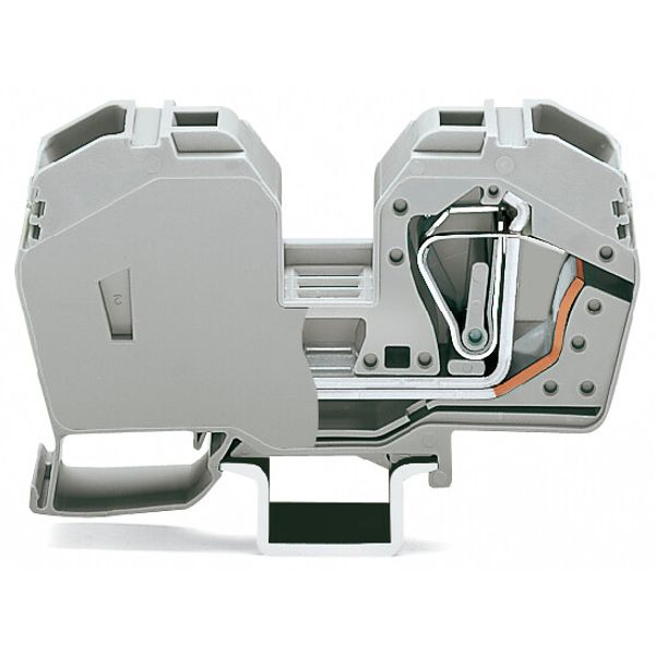 2-conductor through terminal block 35 mm² with integrated end plate re image 1