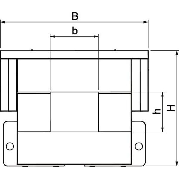 BSKH09-K0506 Fire protection duct I90/E30 Suspended mounting 1000x50x60 image 2