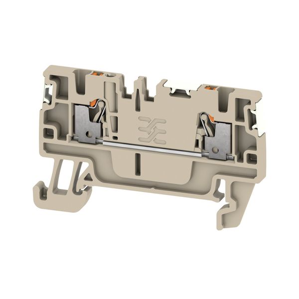 Feed-through terminal block, PUSH IN, 1.5 mm², 500 V, 17.5 A, Number o image 1