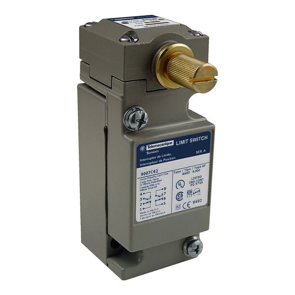 Limit switch, 9007, 600 V 10amp c +options image 1