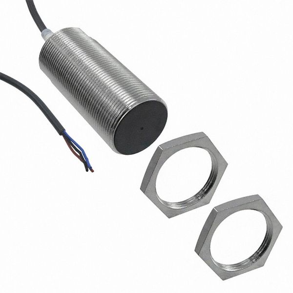 Proximity sensor, inductive, nickel-brass, long body, M30, shielded, 1 E2A 7141R image 3