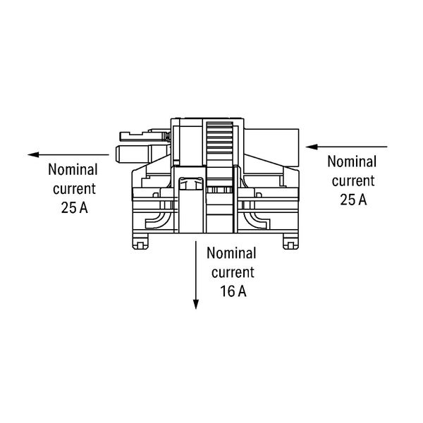 Linect® T-connector 5-pole Cod. L white image 5