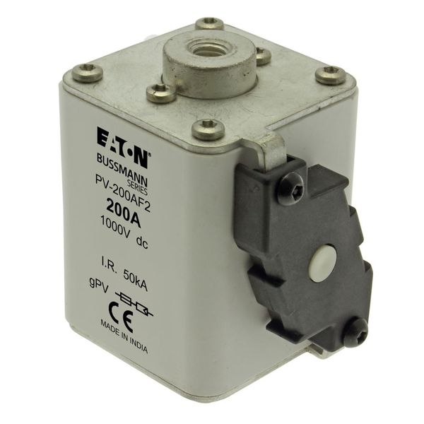 Fuse-link, high speed, 200 A, DC 1000 V, size 2, 61 x 77 x 91 mm, gPV, IEC, UL, single indicator image 14