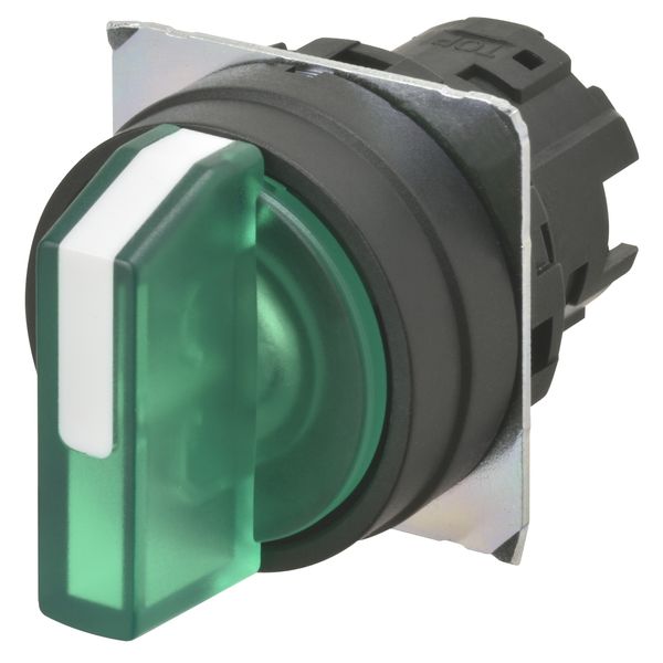 Selector A22NZ 22 dia., 2 position, Lighted, bezel plastic, manual, co image 1