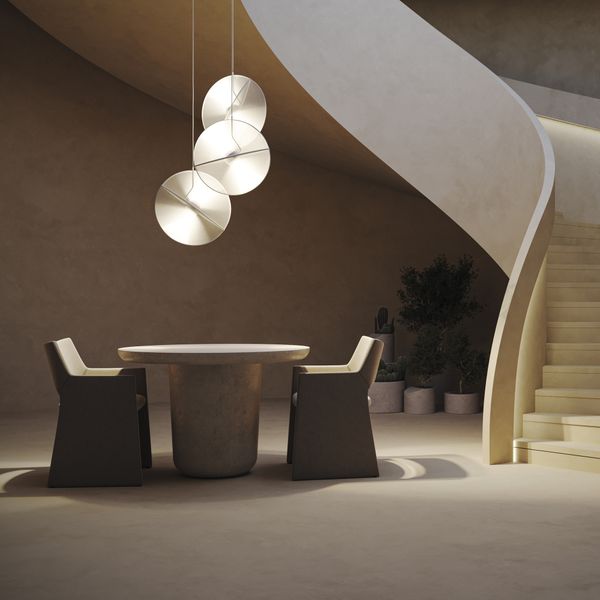 Modern Reflex Pendant lamp White image 1