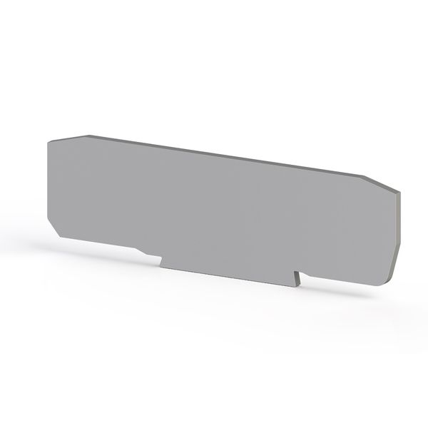 End plate for distribution terminal YBK 2.5 C grey image 1