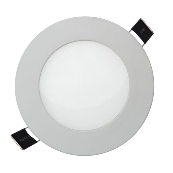 ALGINE  ECO LED ROUND  230V 12W IP20  CW CEILING PANEL white frame image 5