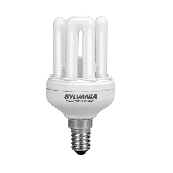 CFL Lamp E14 11W 6000K 585lm 0035112 Sylvania image 1